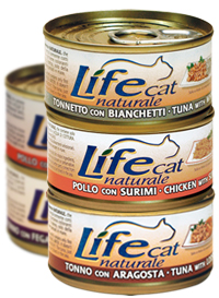 Sono arrivati 5 nuovi irresistibili gusti di cibo umido LifeCat 70 gr