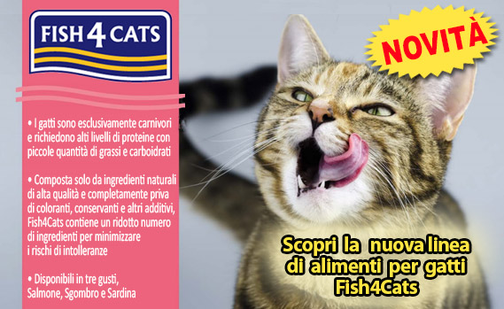 Novità Crocchette Gatti a base di Pesce Fish4 Cats