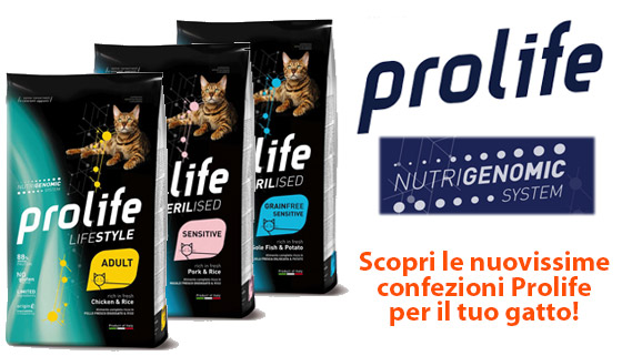 Novità le crocchette per gatti Prolife Nutrigenomic System Cats